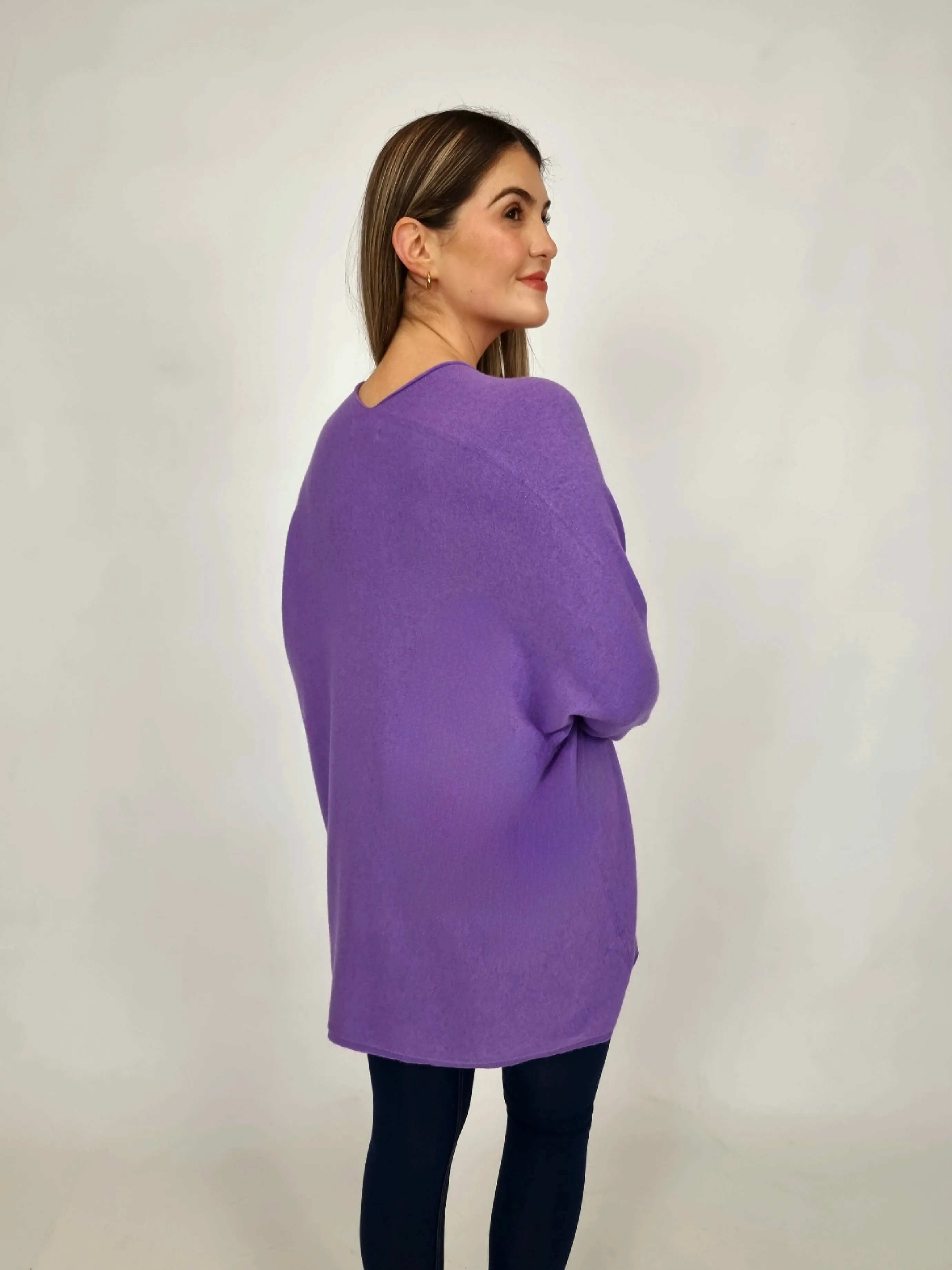 Alexandre Laurent Purple Knitted Sweater