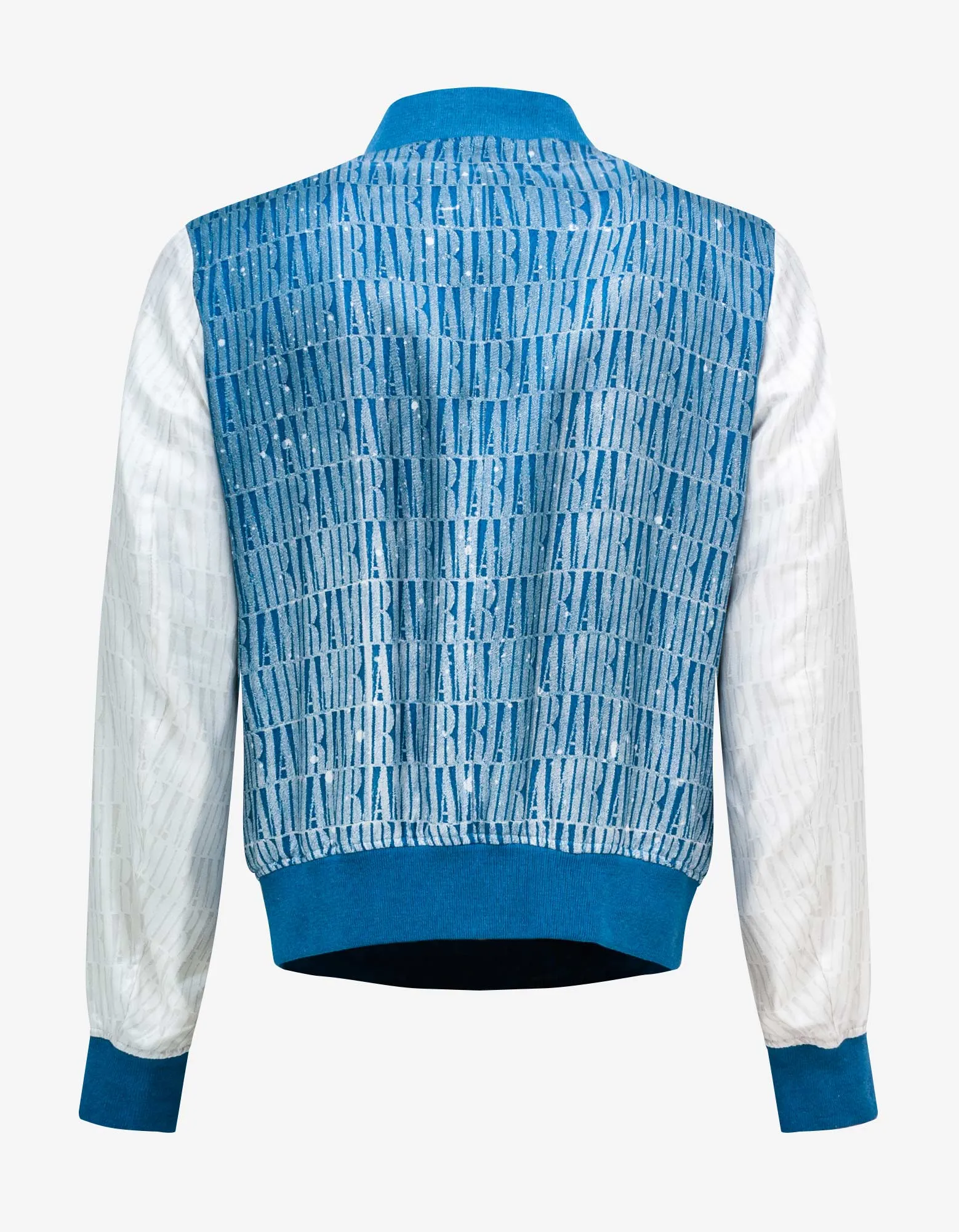 Amiri Blue Gradient Repeat Amiri Bomber Jacket