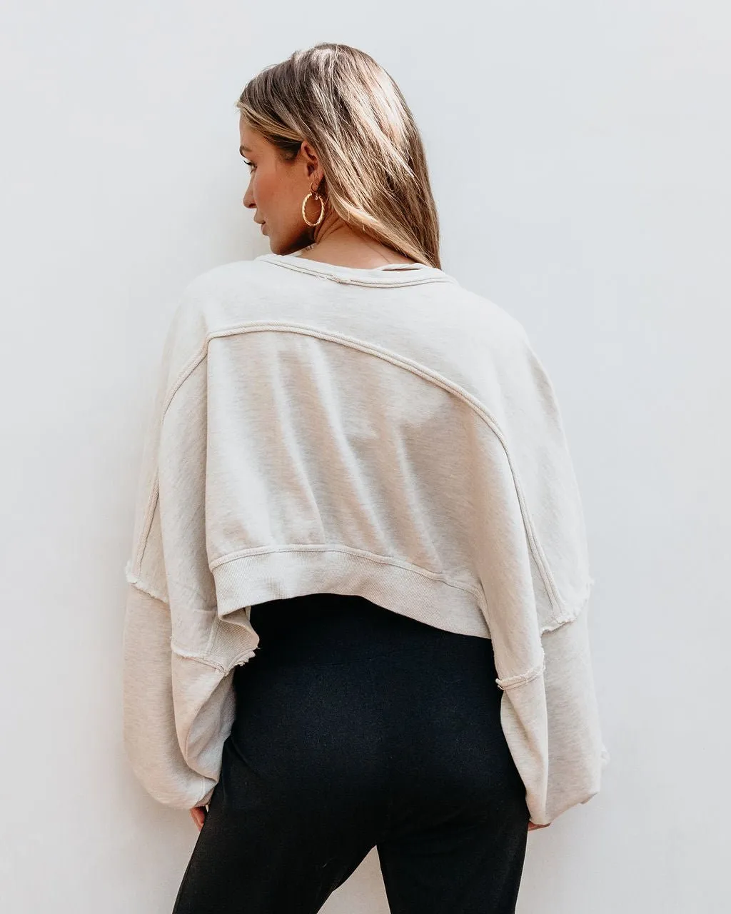 Beige Contrast Shrug Cardigan - FINAL SALE