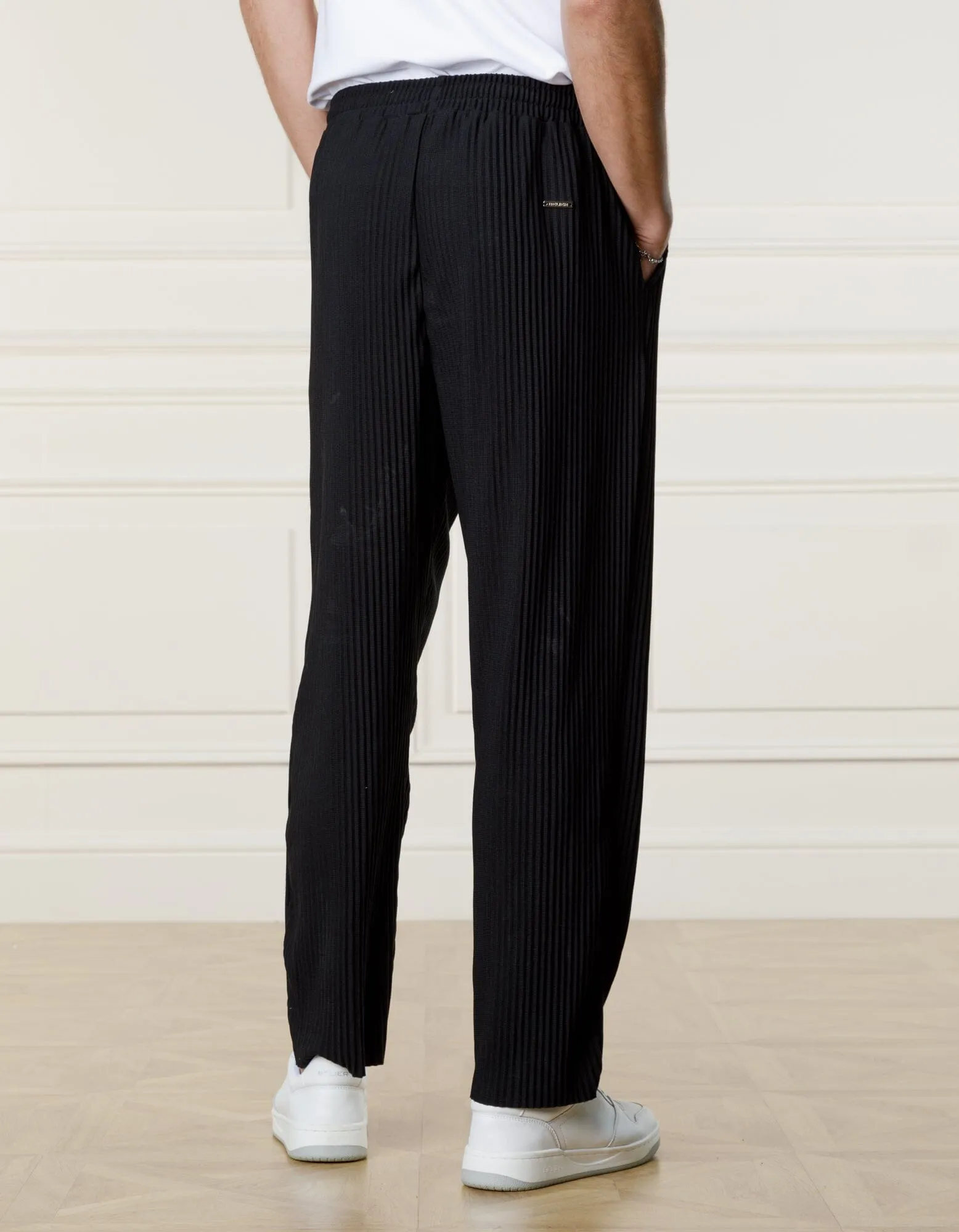 Black Pleated Trouser