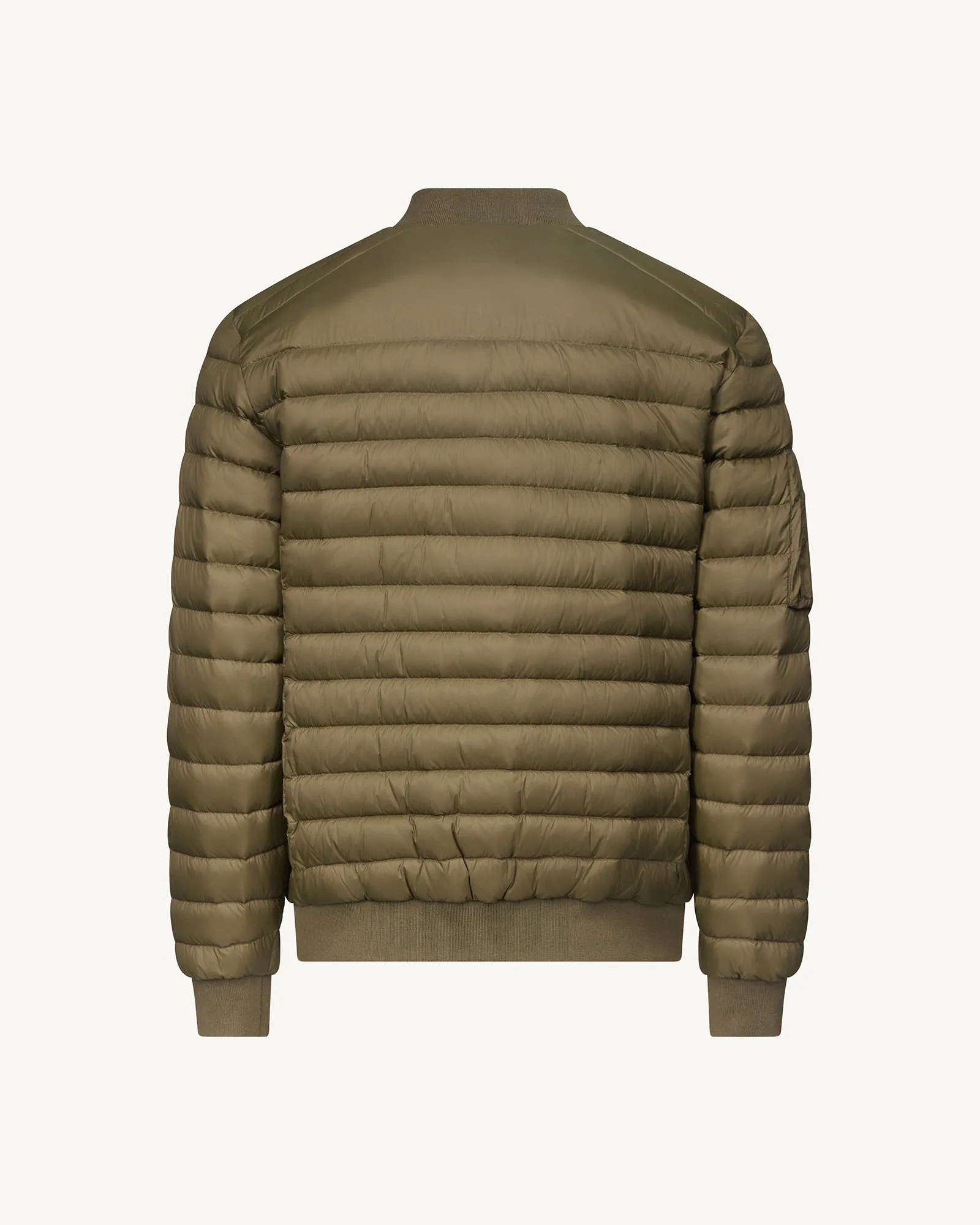 Brian bomber-style down jacket Army