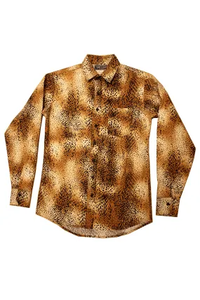 CLASSIC CHEETAH BUTTON–UP