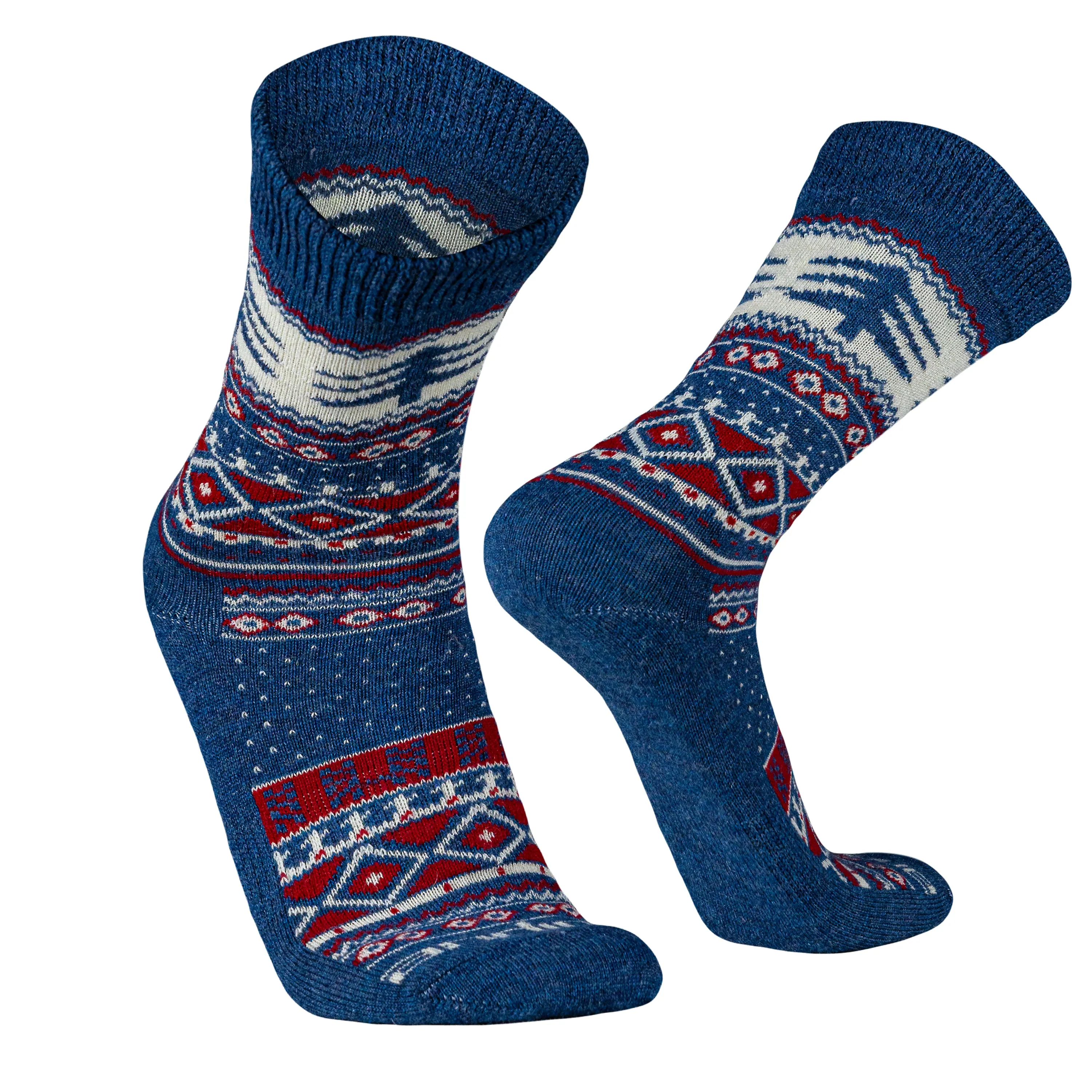 Cozy Christmas Alpaca Merino Wool Socks