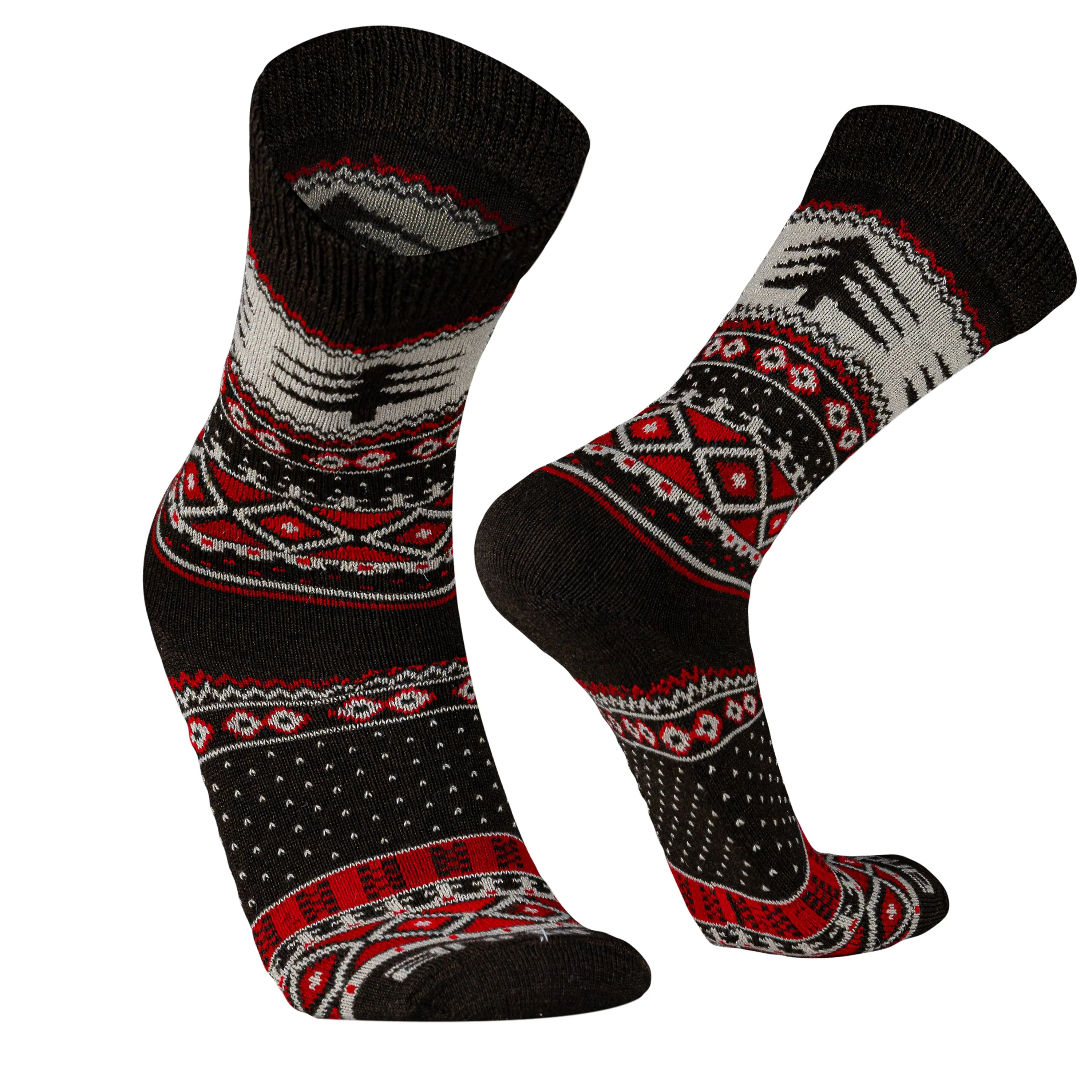 Cozy Christmas Alpaca Merino Wool Socks