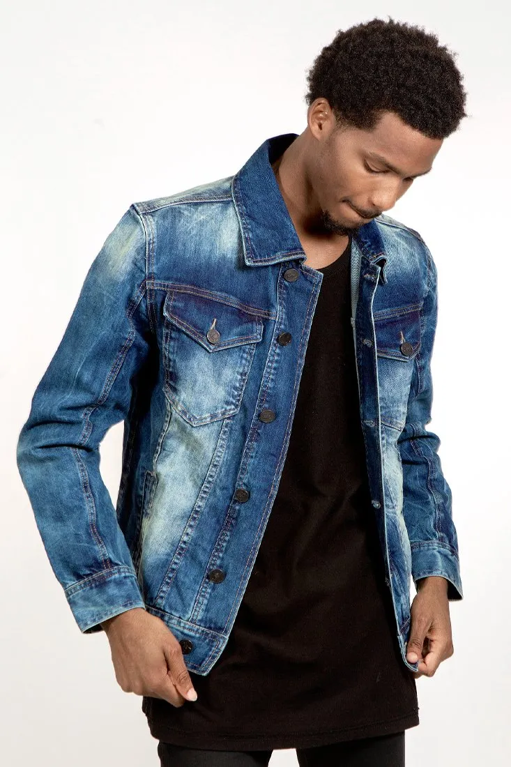 Death Row Records x King Ice - Denim Patched Jacket