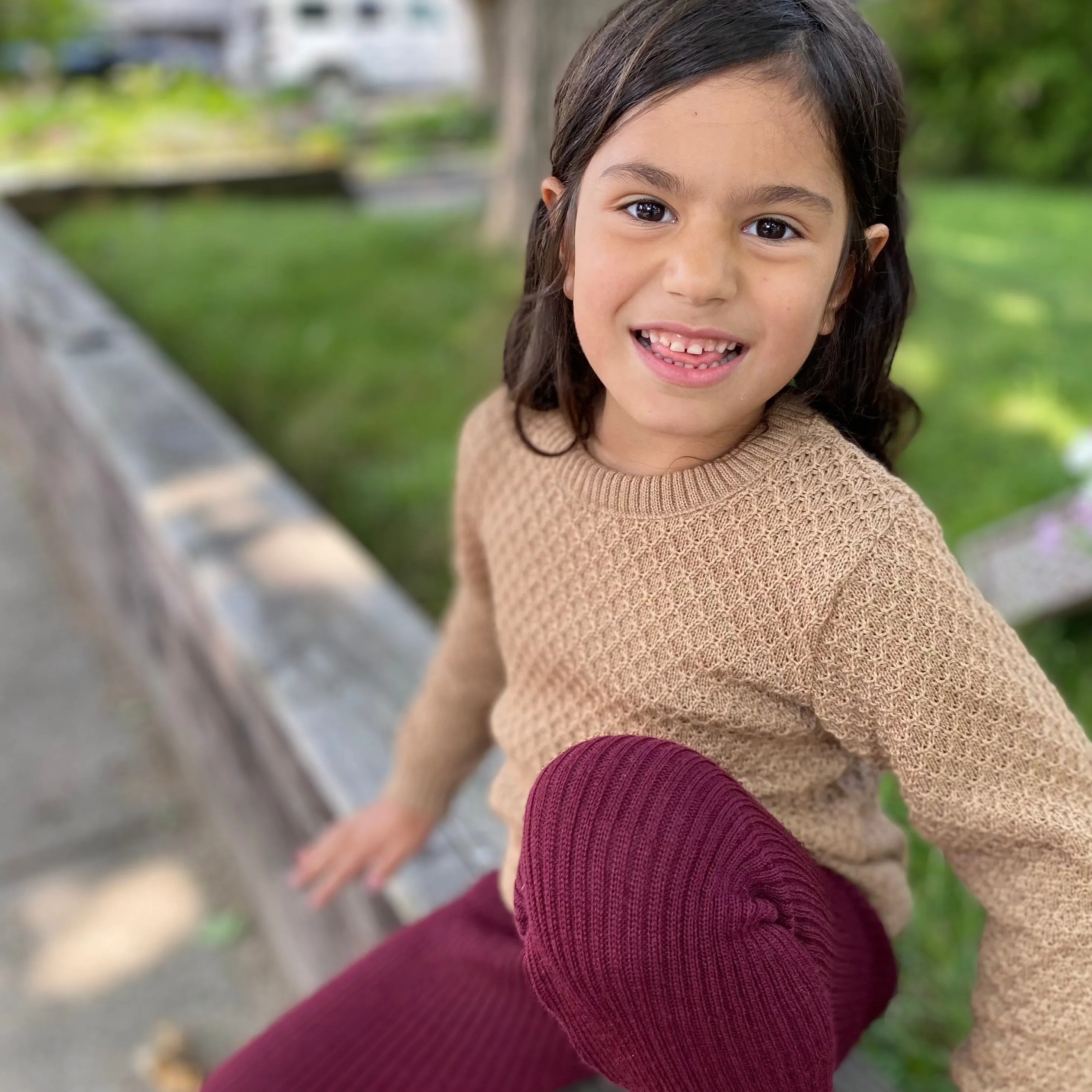 Disana Child Aran Knit Sweater, Merino Wool