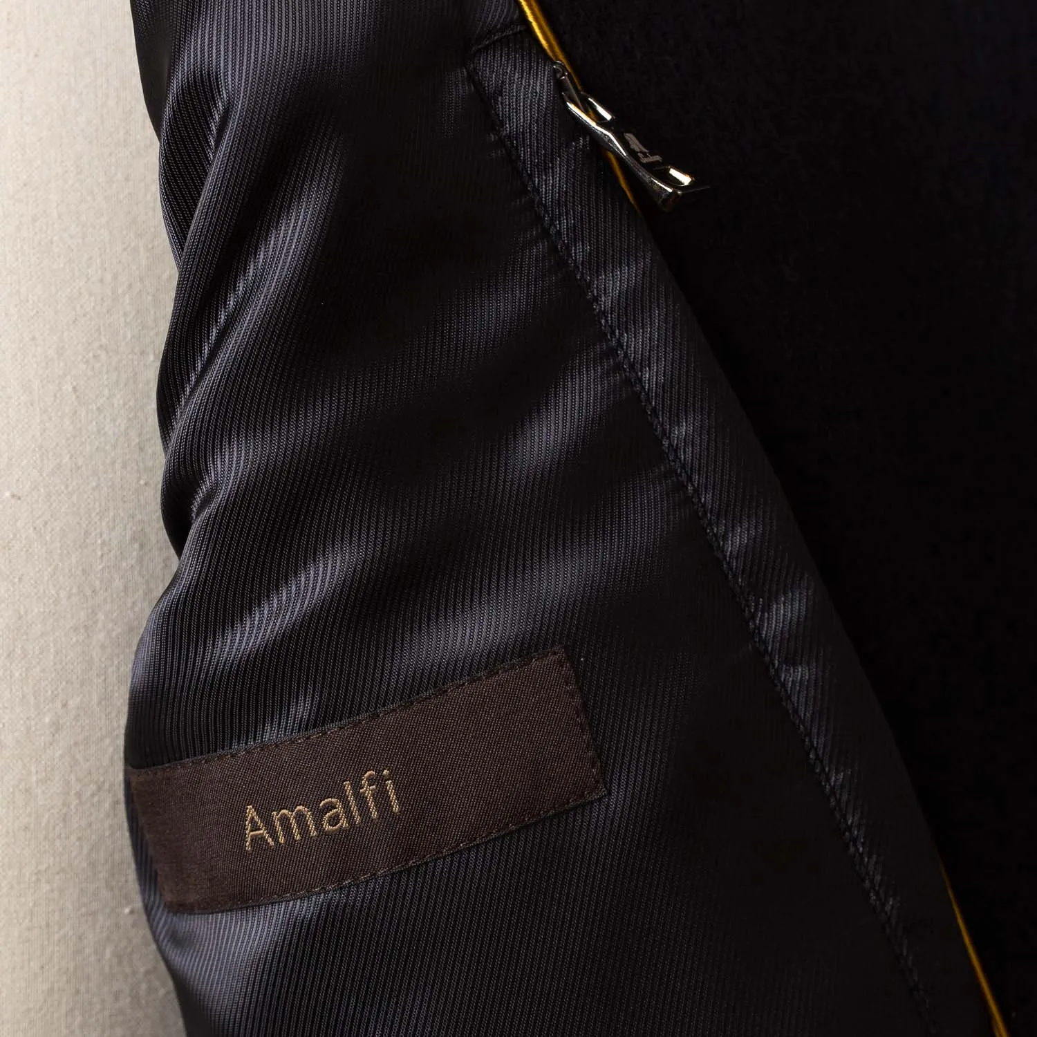 Dunkelblaue Cabanjacke "Amalfi" aus reiner Wolle - Iconic Sealup