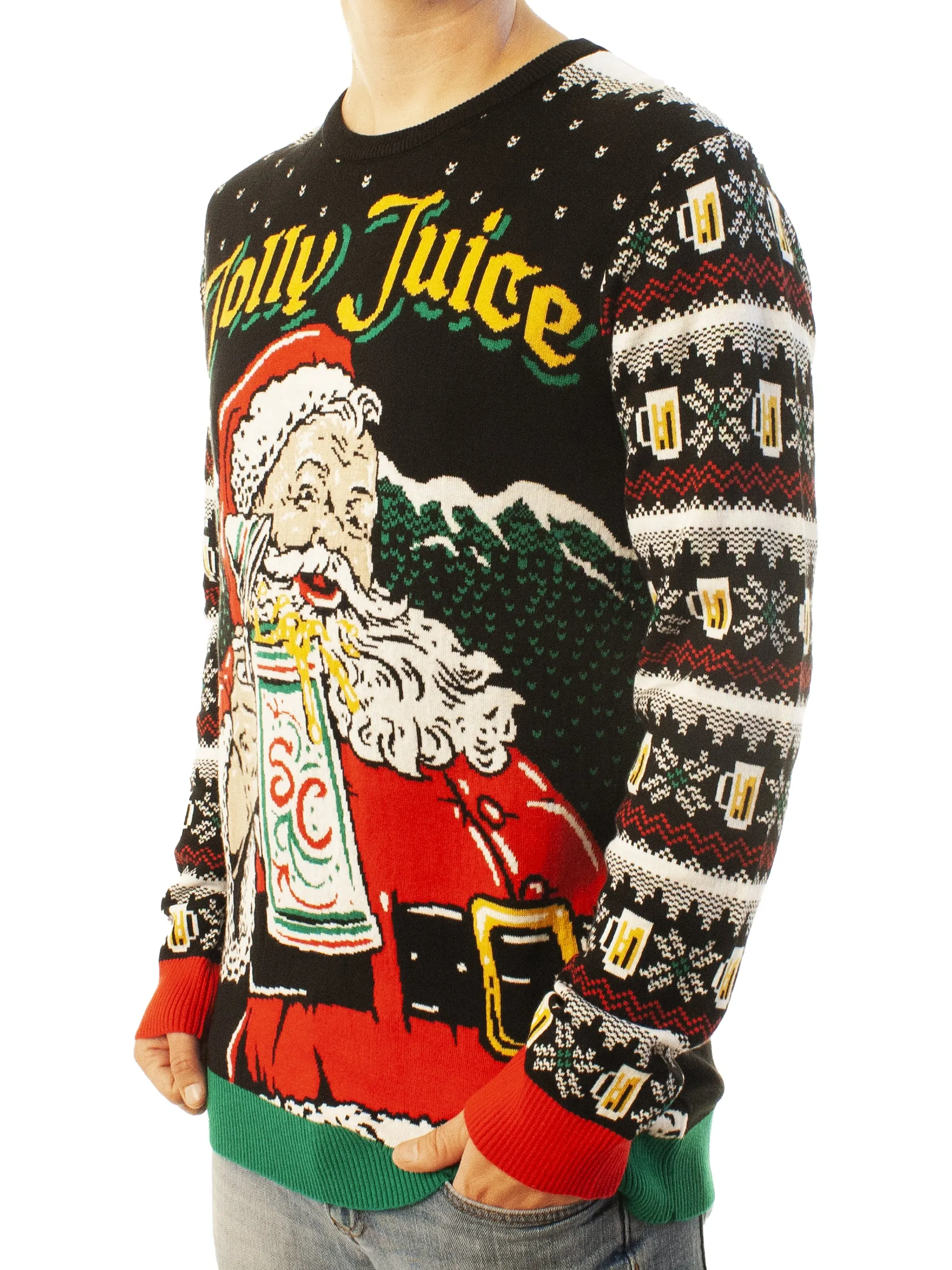 Jolly Juice | Ugly Christmas Sweater For Men & Women | Unisex Sizing