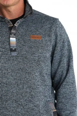 Men's Cinch Sweater Pullover Blue