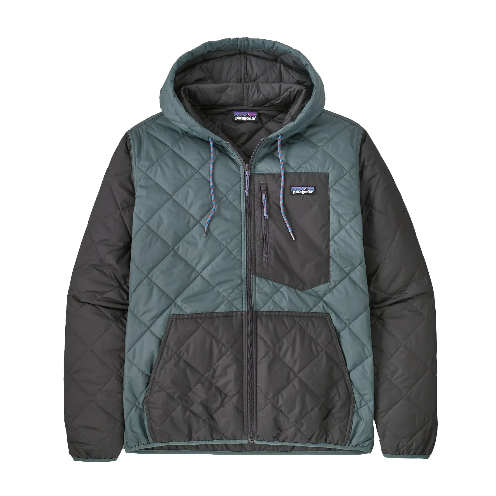 Mens Patagonia Diamond Quilted Bomber Hoodie