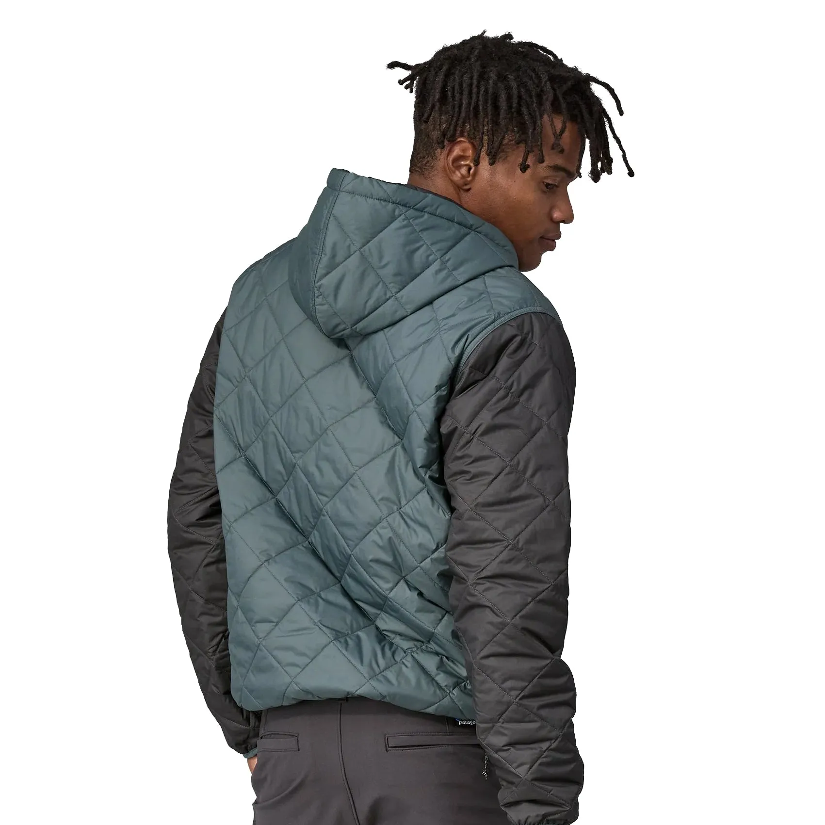 Mens Patagonia Diamond Quilted Bomber Hoodie