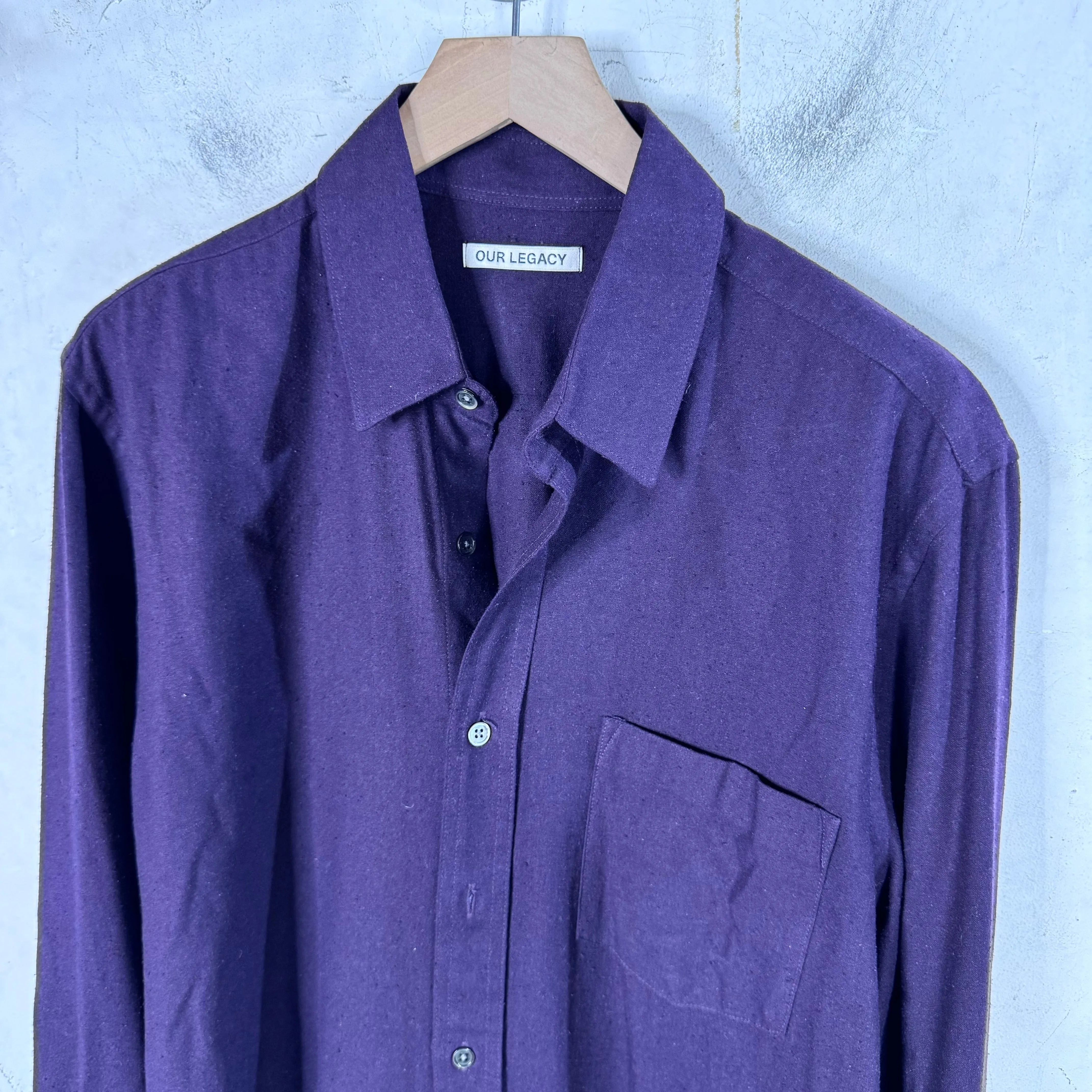 Our Legacy Purple Classic Shirt