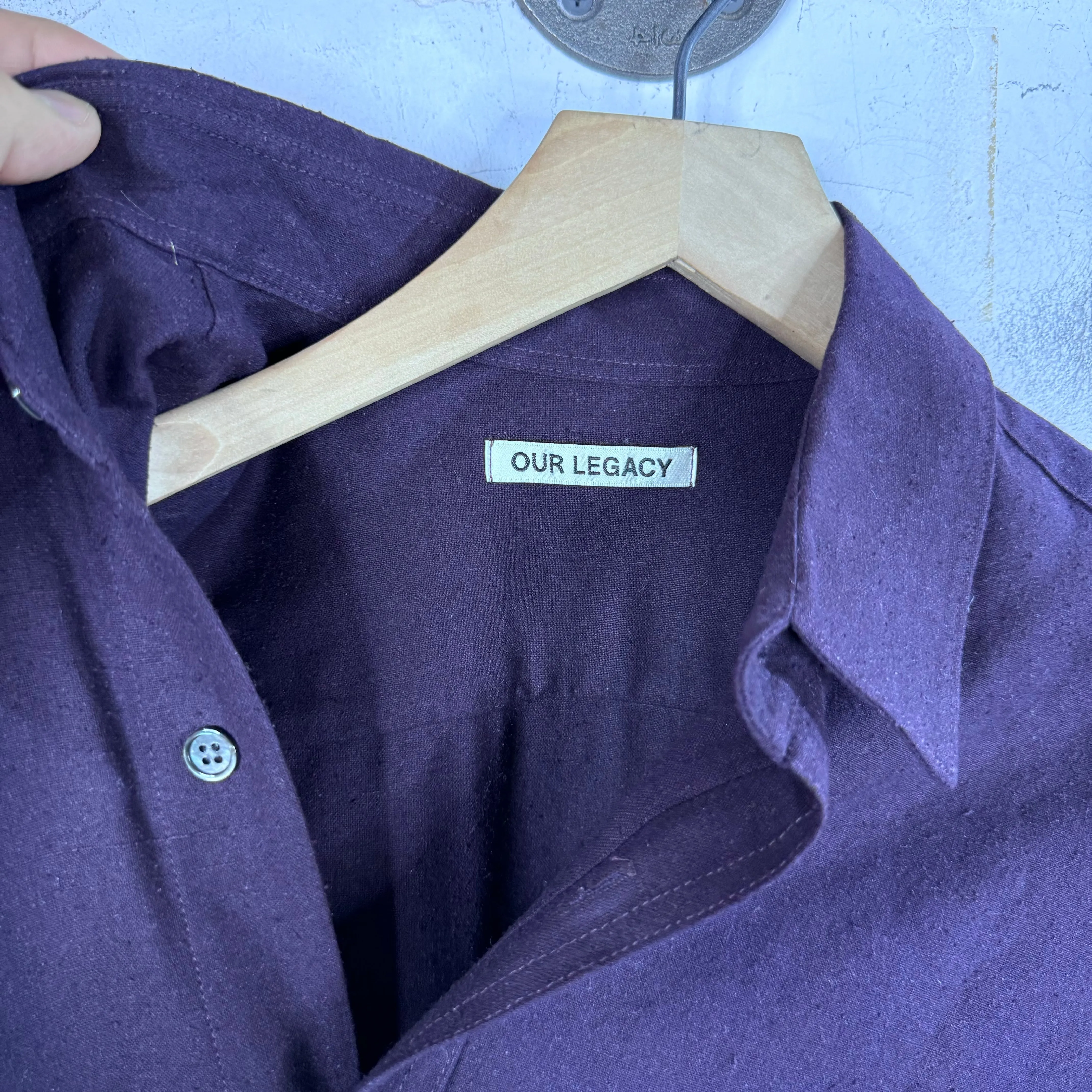 Our Legacy Purple Classic Shirt