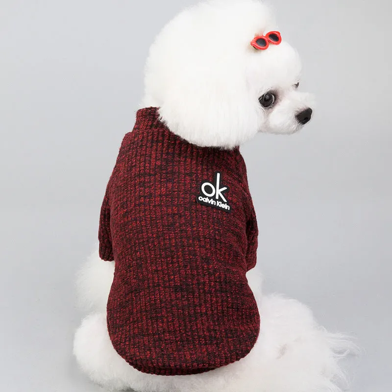 Pet Sweater - Cozy & Stylish Clothing for Dogs & Cats