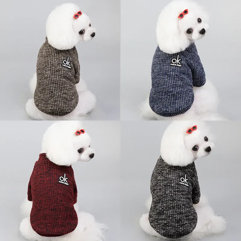 Pet Sweater - Cozy & Stylish Clothing for Dogs & Cats