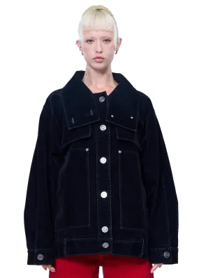 épingler Oversized Denim Jacket