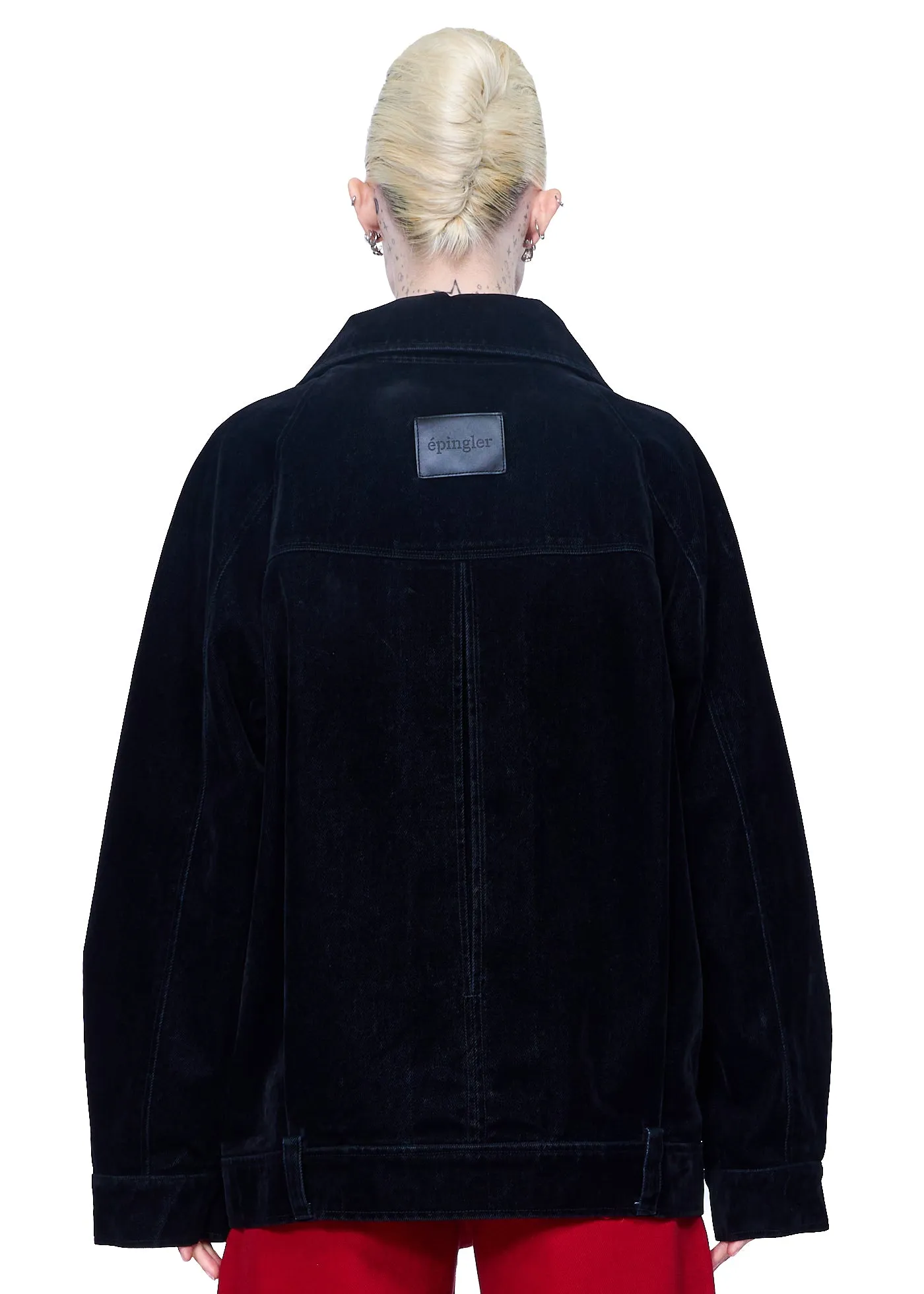 épingler Oversized Denim Jacket