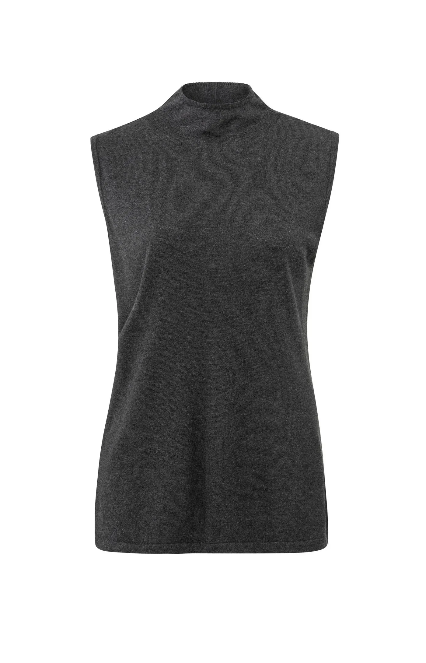 Sleeveless Sweater in Anthracite Grey