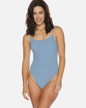 Tactile Cashmere Removable Soft Cup One-Piece Swimsuit