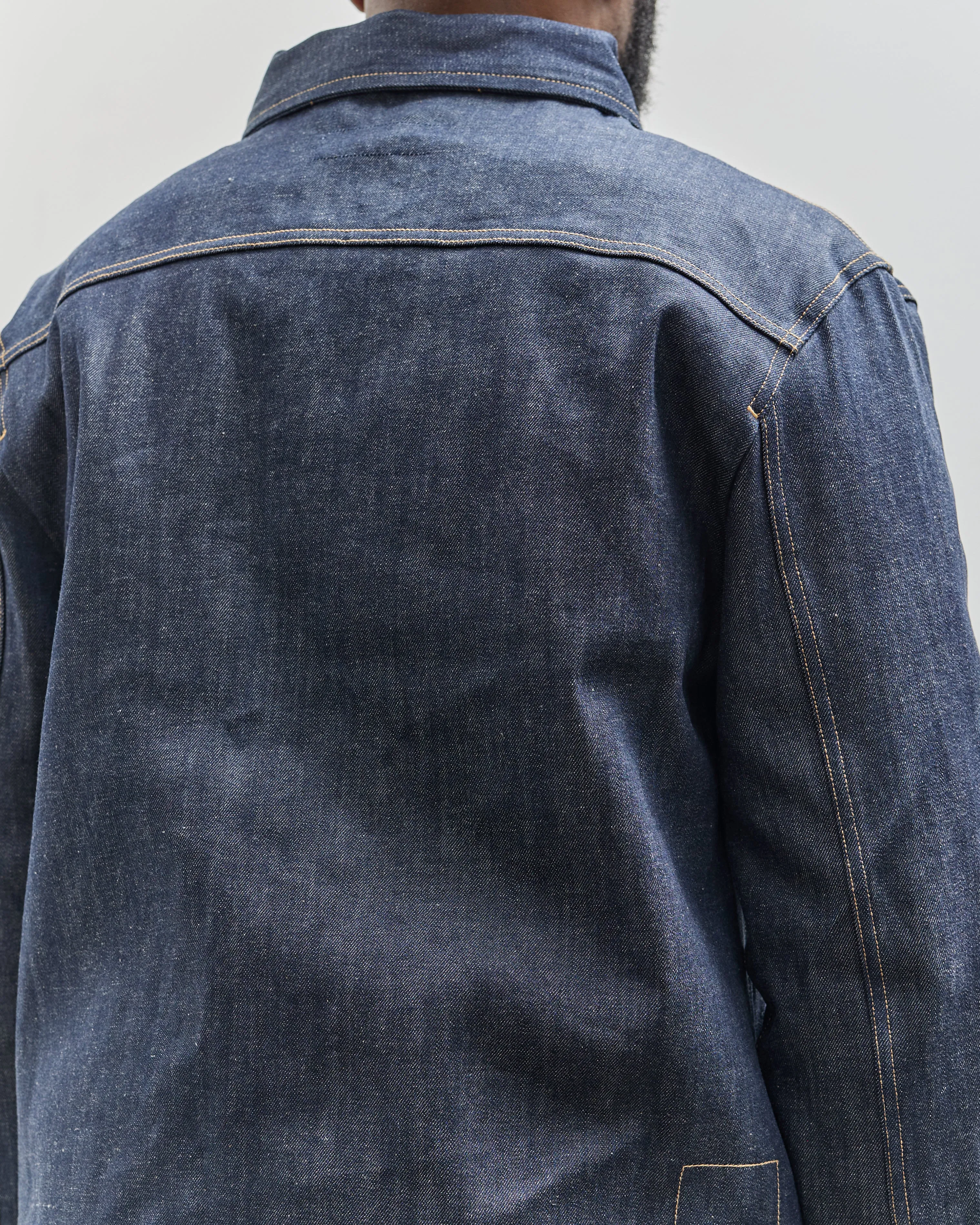 Universal Works Trucker II Jacket, Indigo Denim