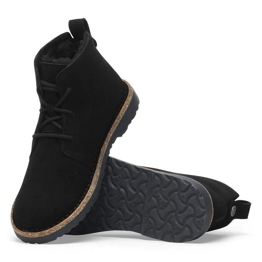 Uppsala Mid : Black Shearling