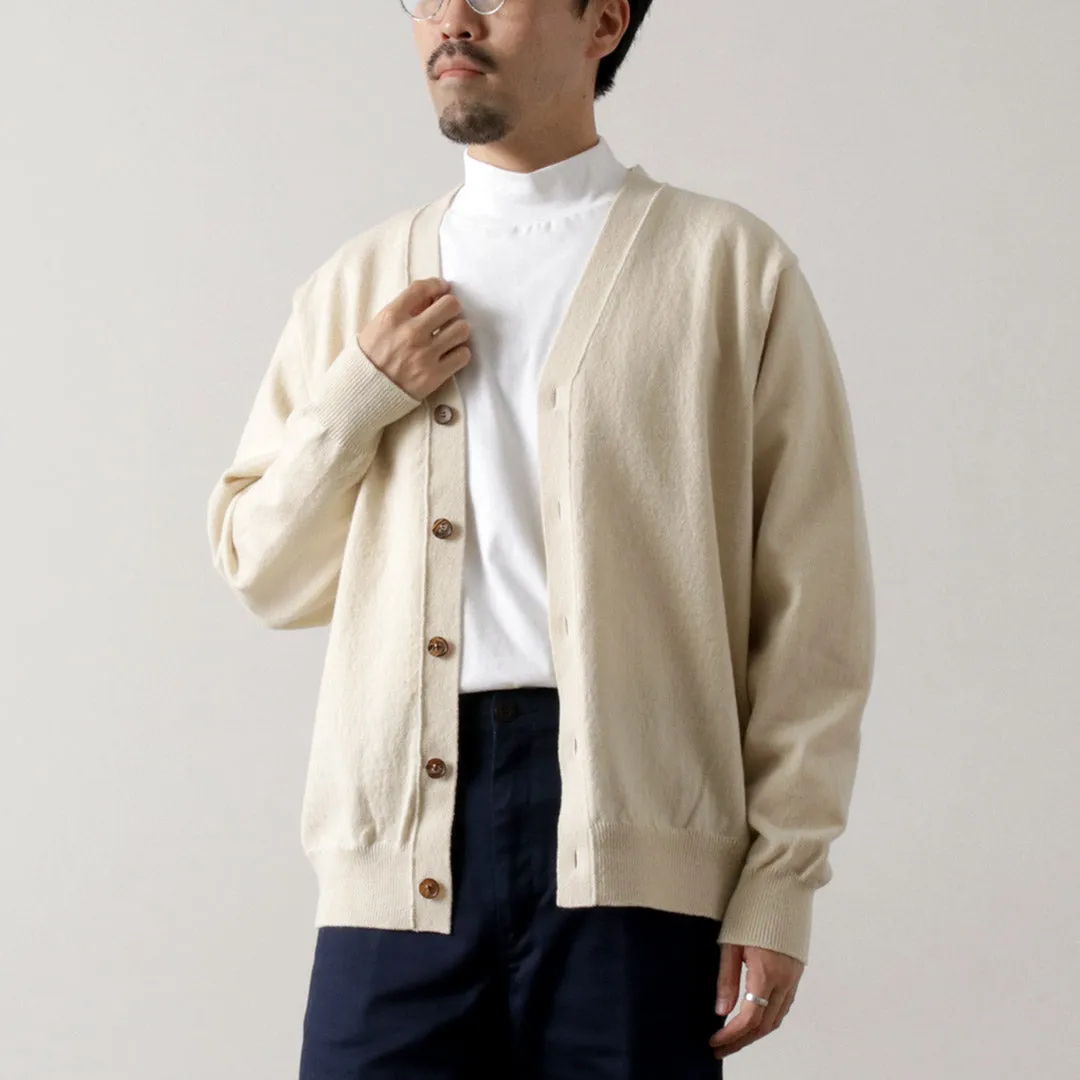 YONETOMI NEW BASIC / Rigid Cashmere Knit Cardigan